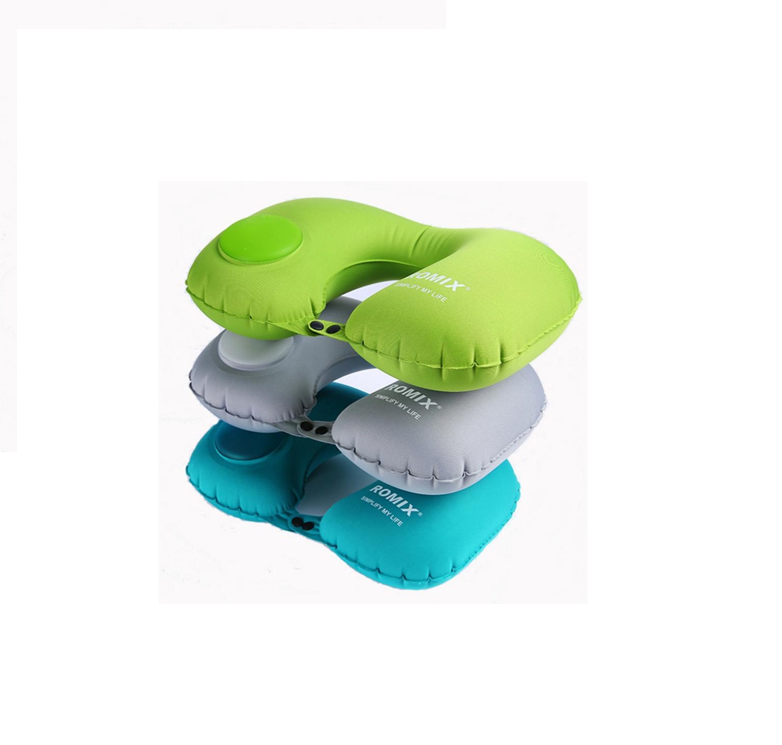 Almohada de viaje inflable