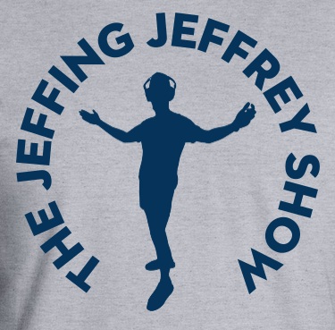 The Jeffing Jeffrey Show T-Shirt - Navy & Grey