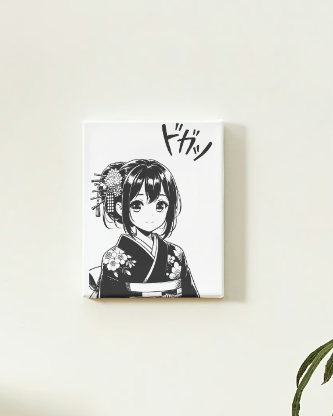 Kimono orné de motifs floraux