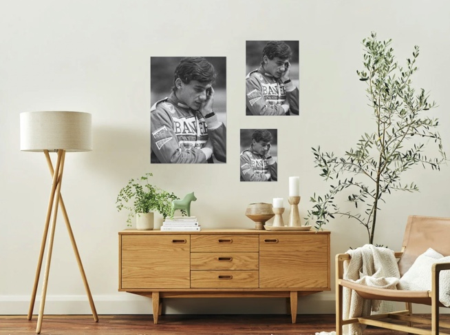 Ayrton Senna - Noir & Blanc