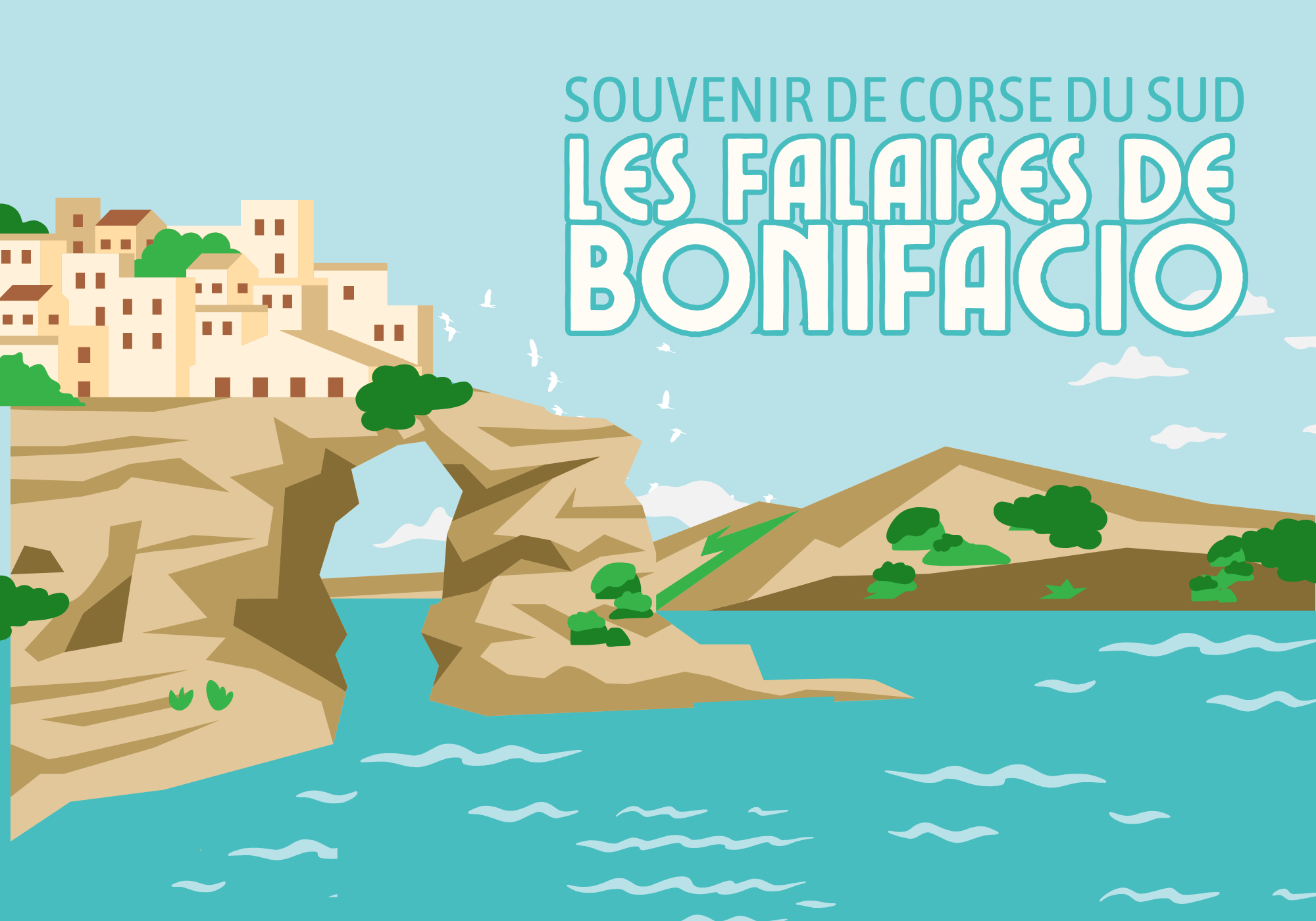 Les falaises de Bonifacio - Corse