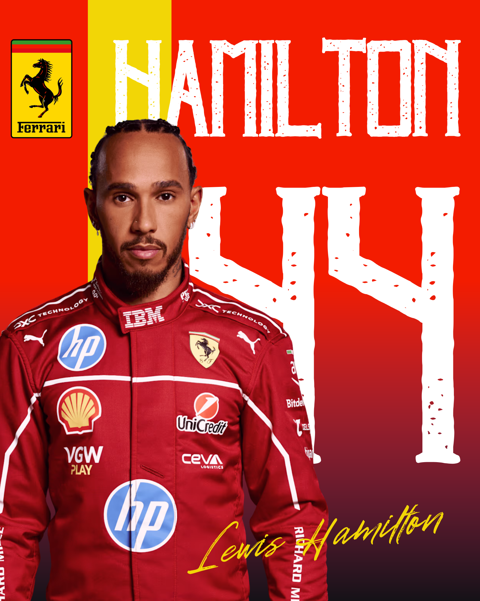 Lewis Hamilton - Ferrari