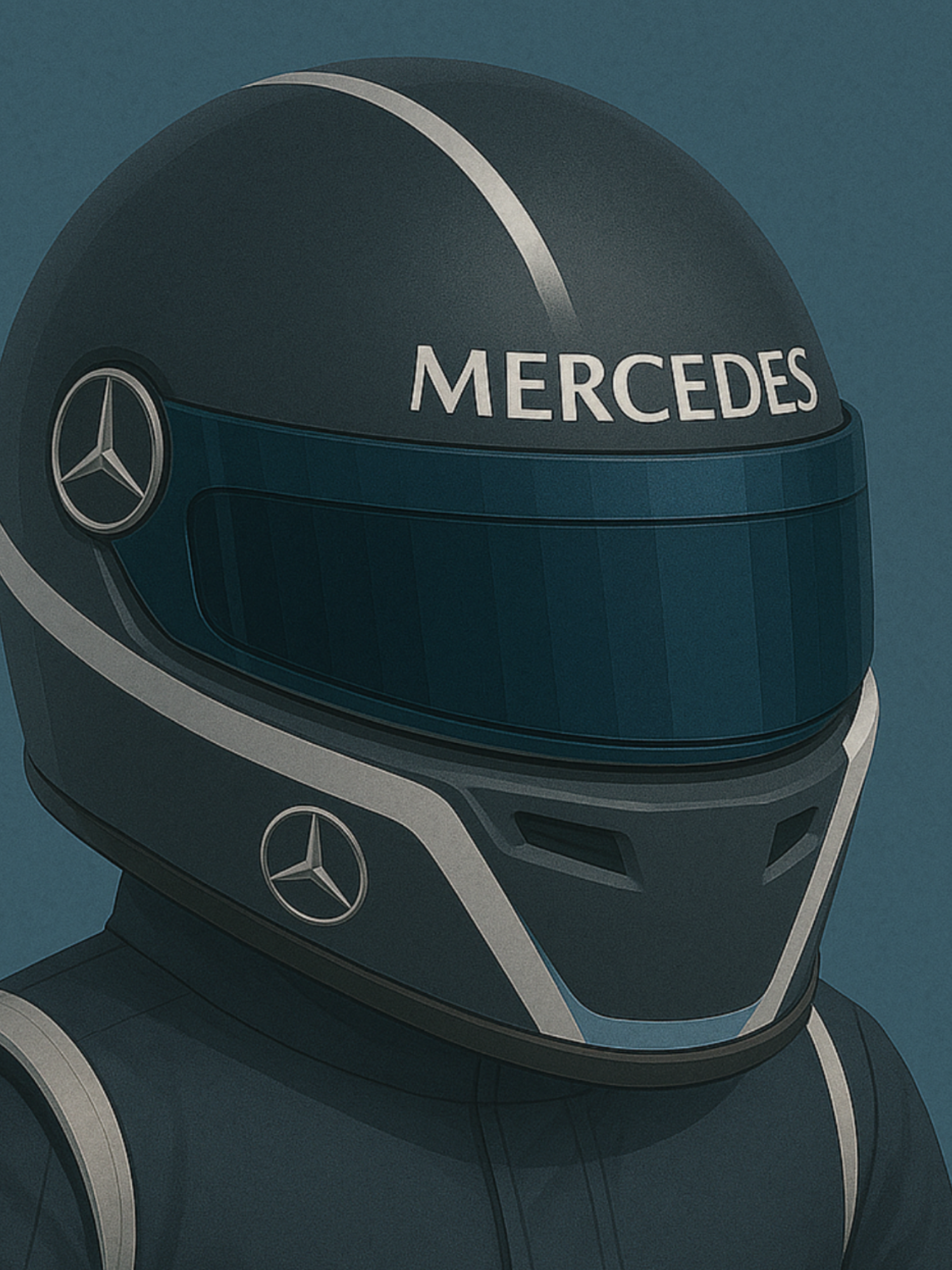 Casque F1 Mercedes