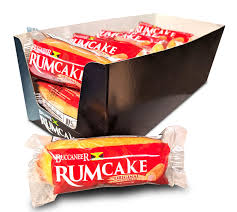 Buccaneer Jamaican Rum Cake, Fruit, Vanilla, Coconut Pack of 5/10