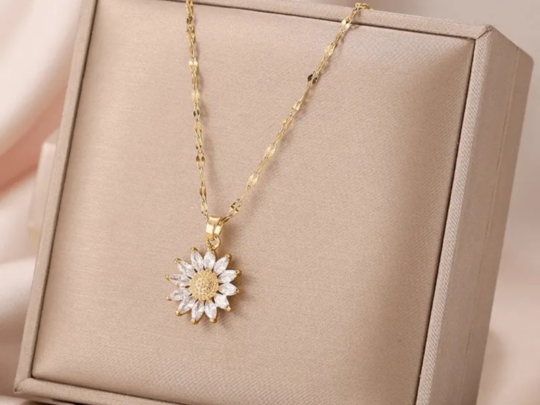 Collar girasol