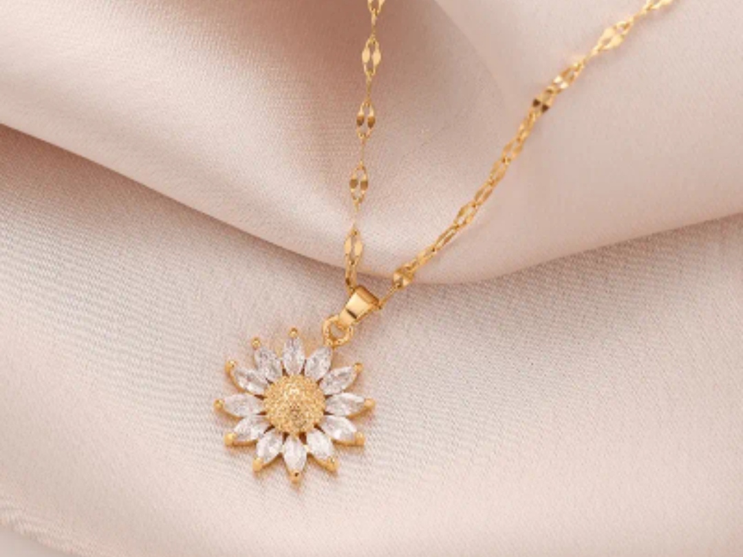 Collar girasol