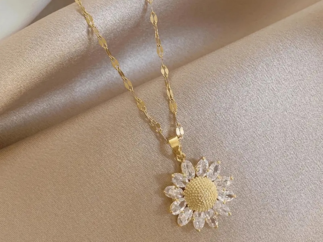 Collar girasol