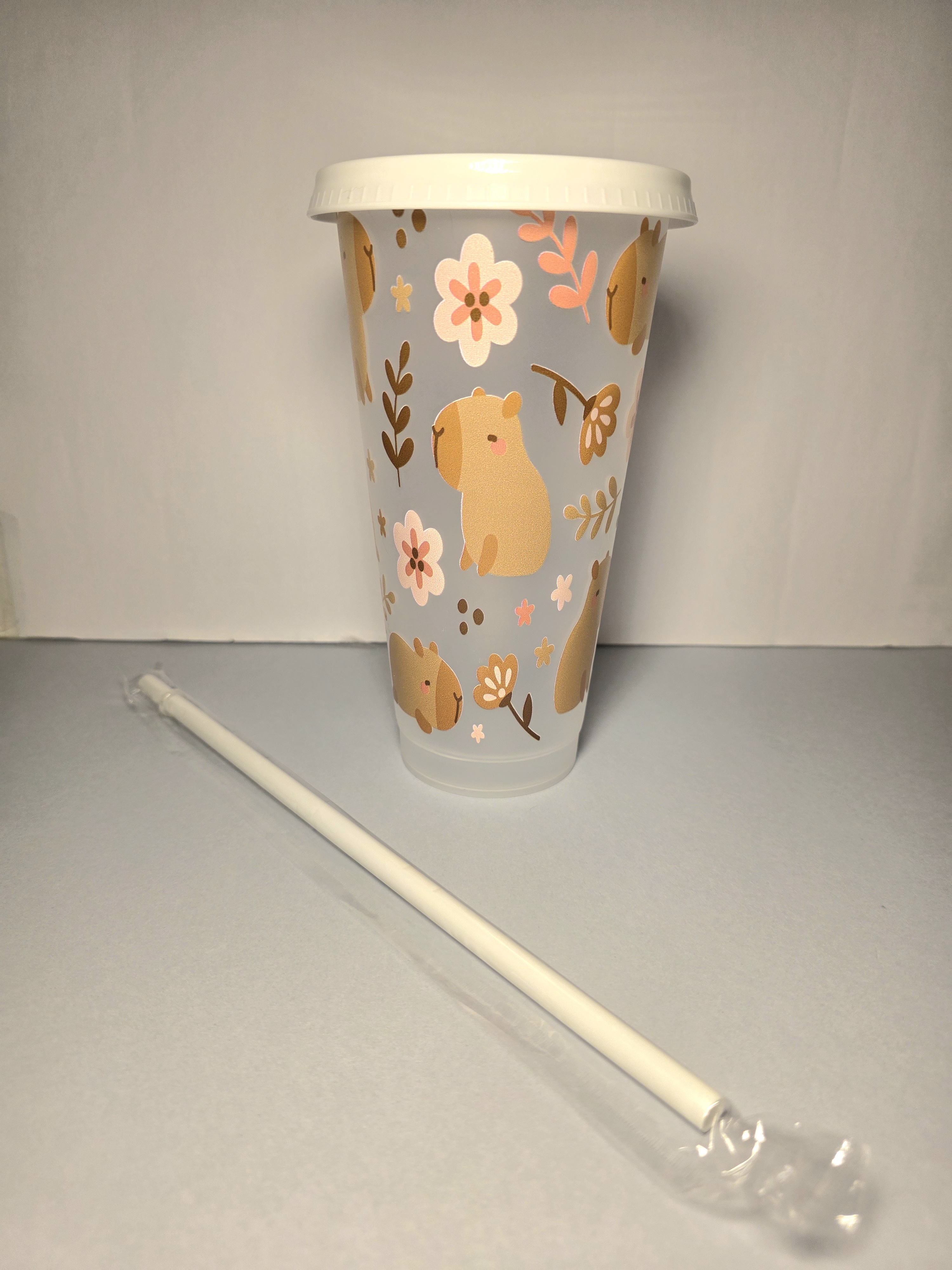 Vaso decorativo de capibaras