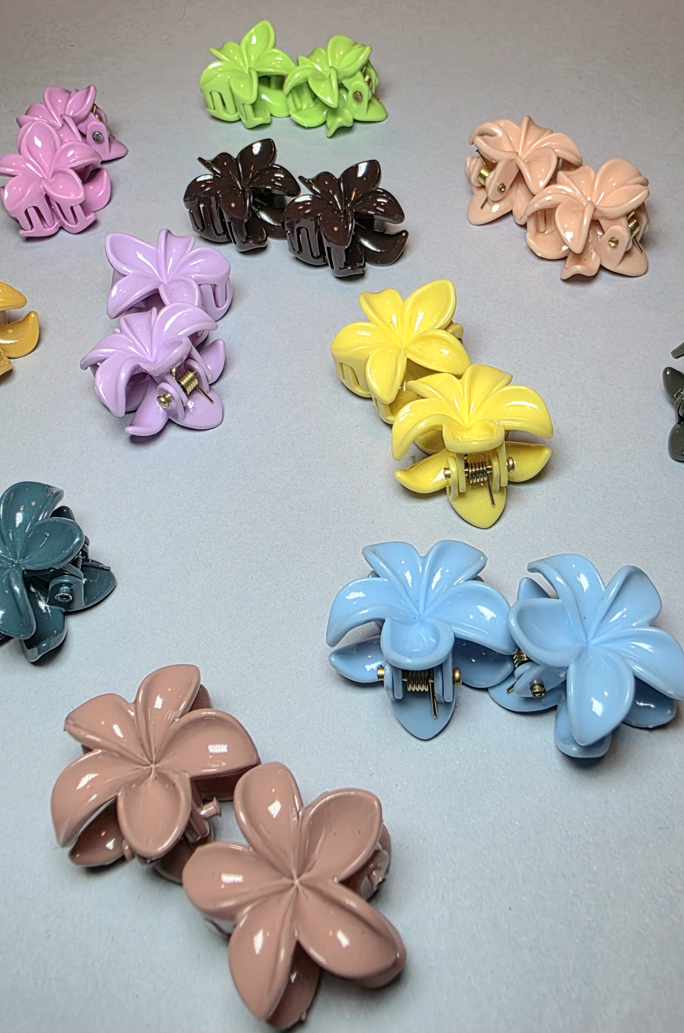 Mini pinzas de pelo "Flores al vuelo" 🌸