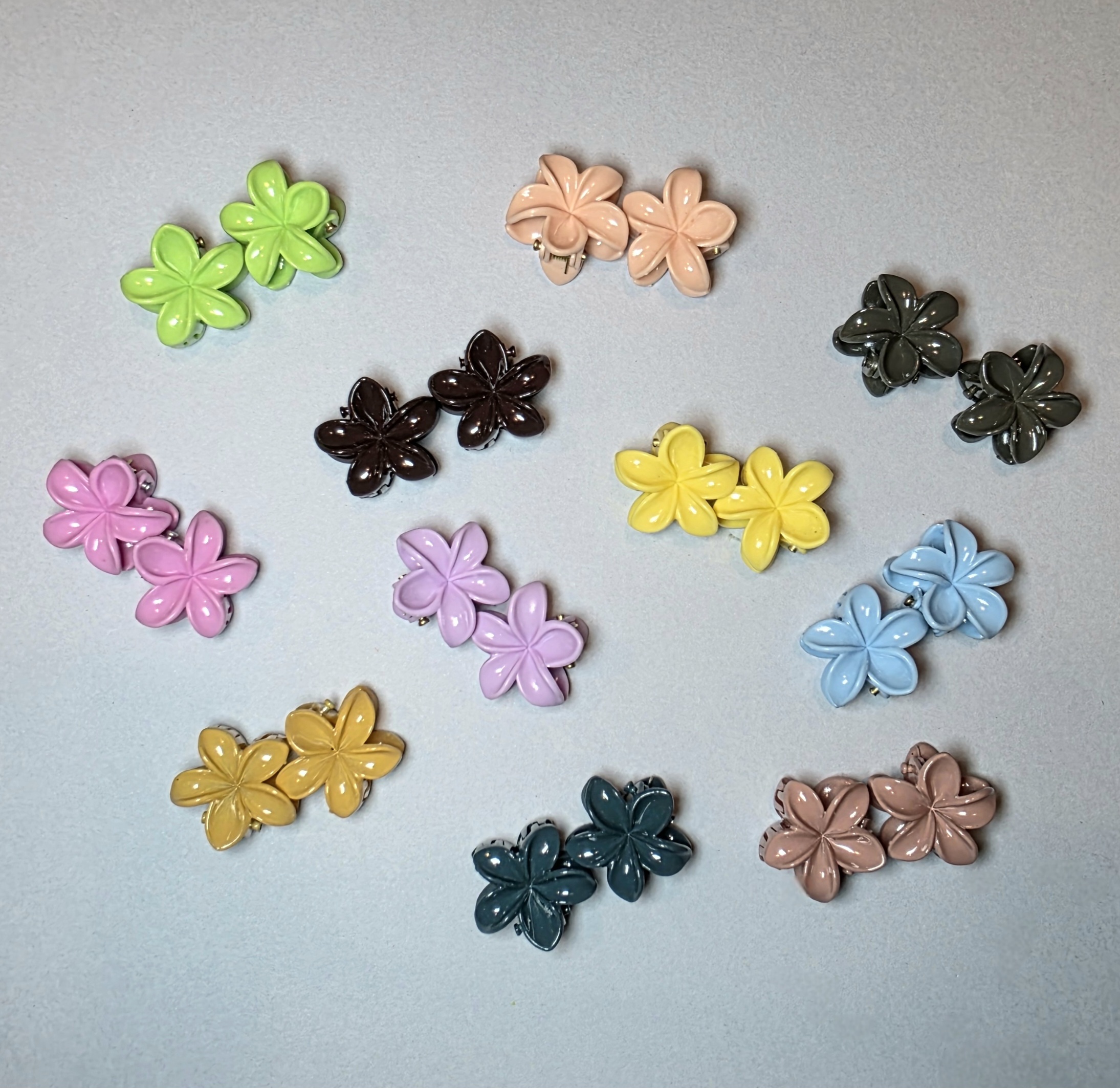 Mini pinzas de pelo "Flores al vuelo" 🌸