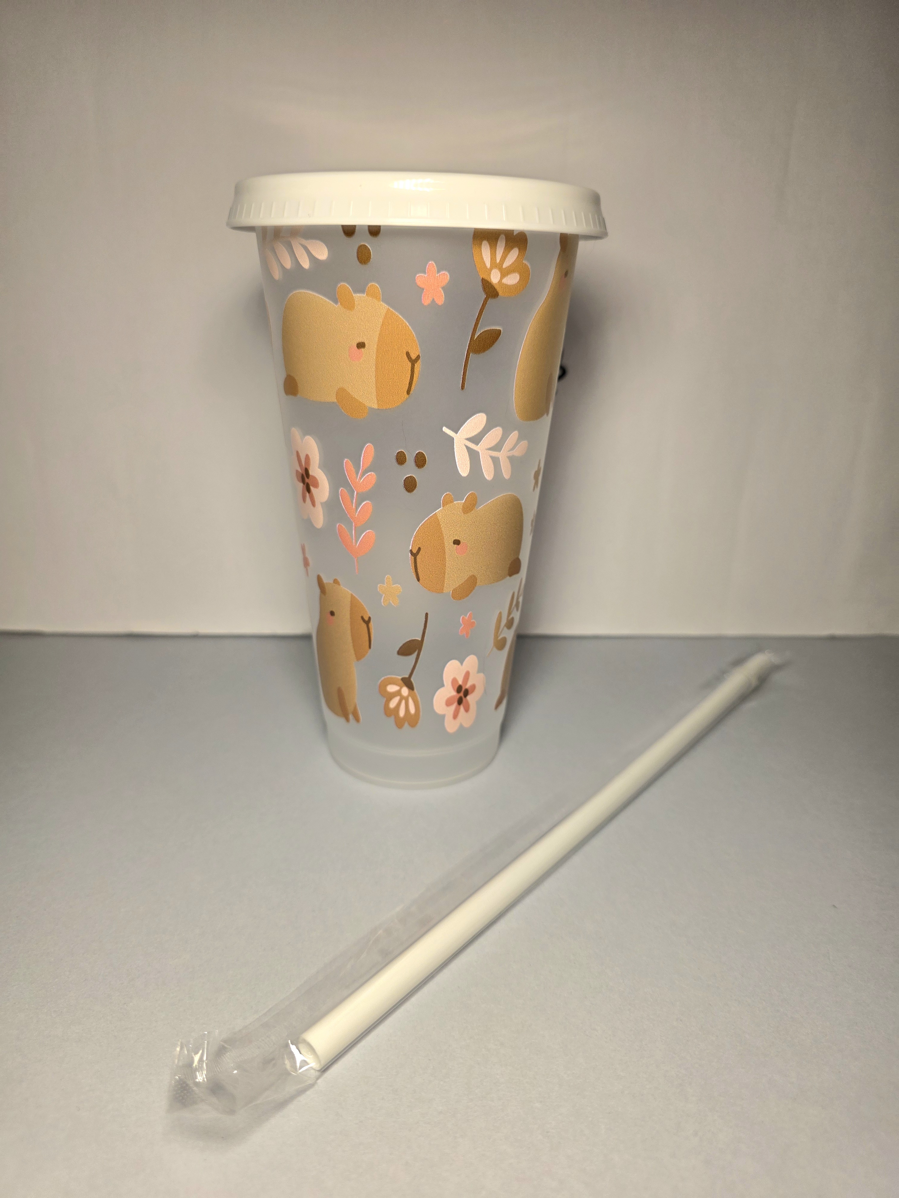 Vaso decorativo de capibaras