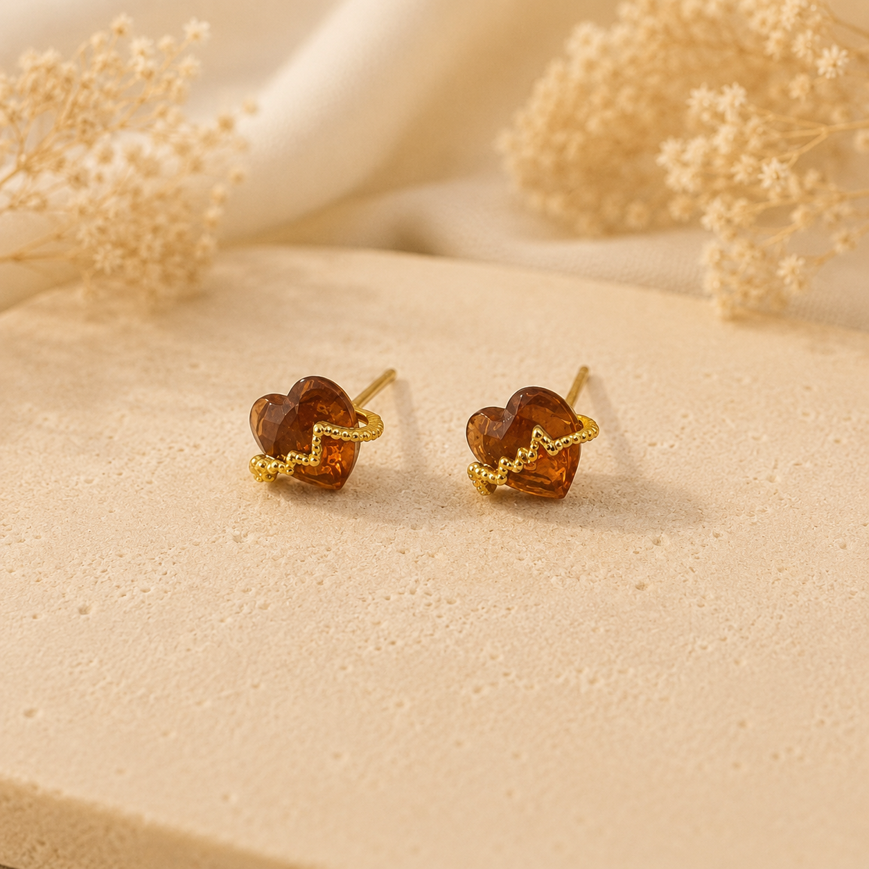 Pendientes Latido Dorado