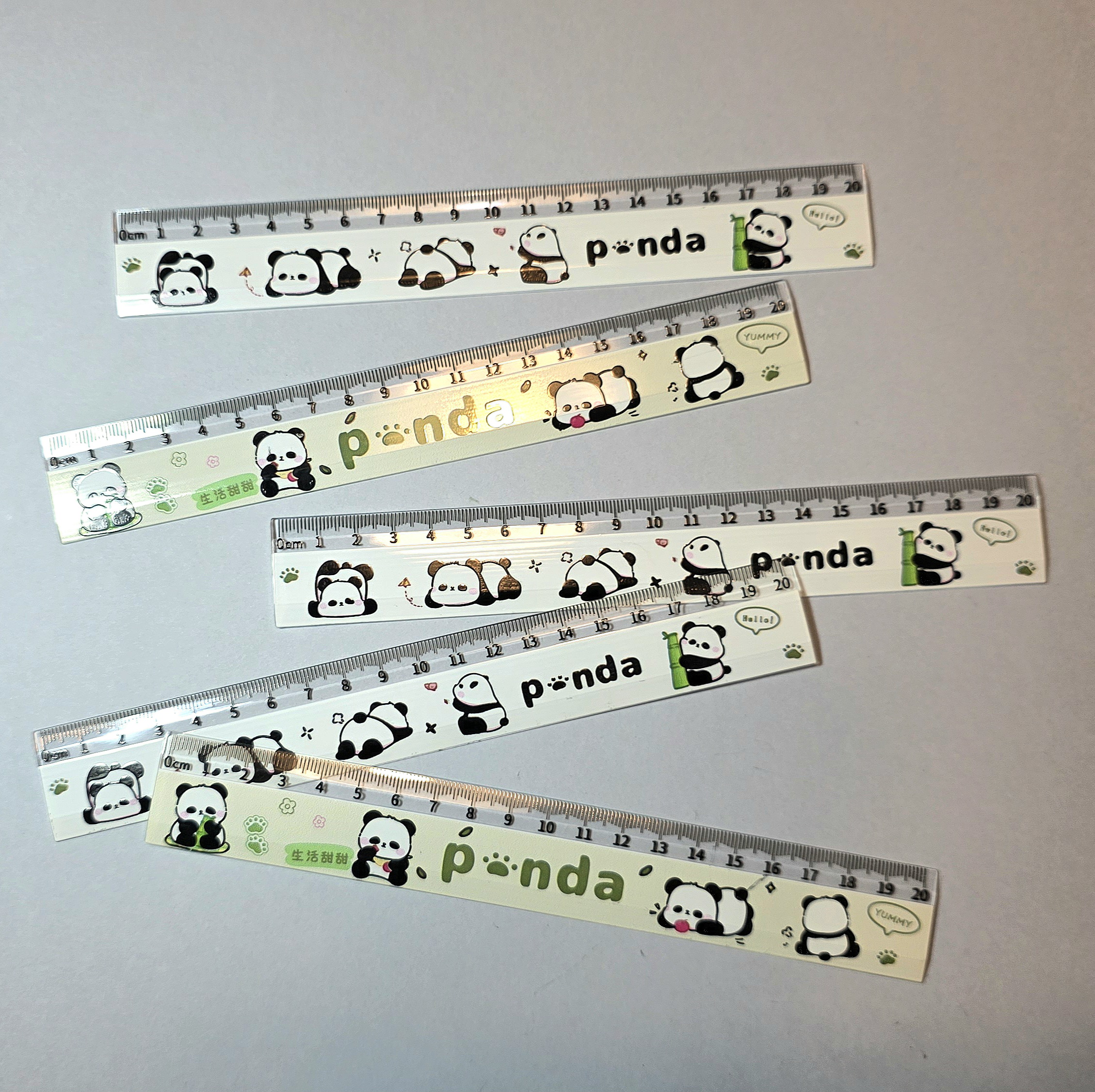 📏 Regla "Lecturas con pandas" (20 cm)