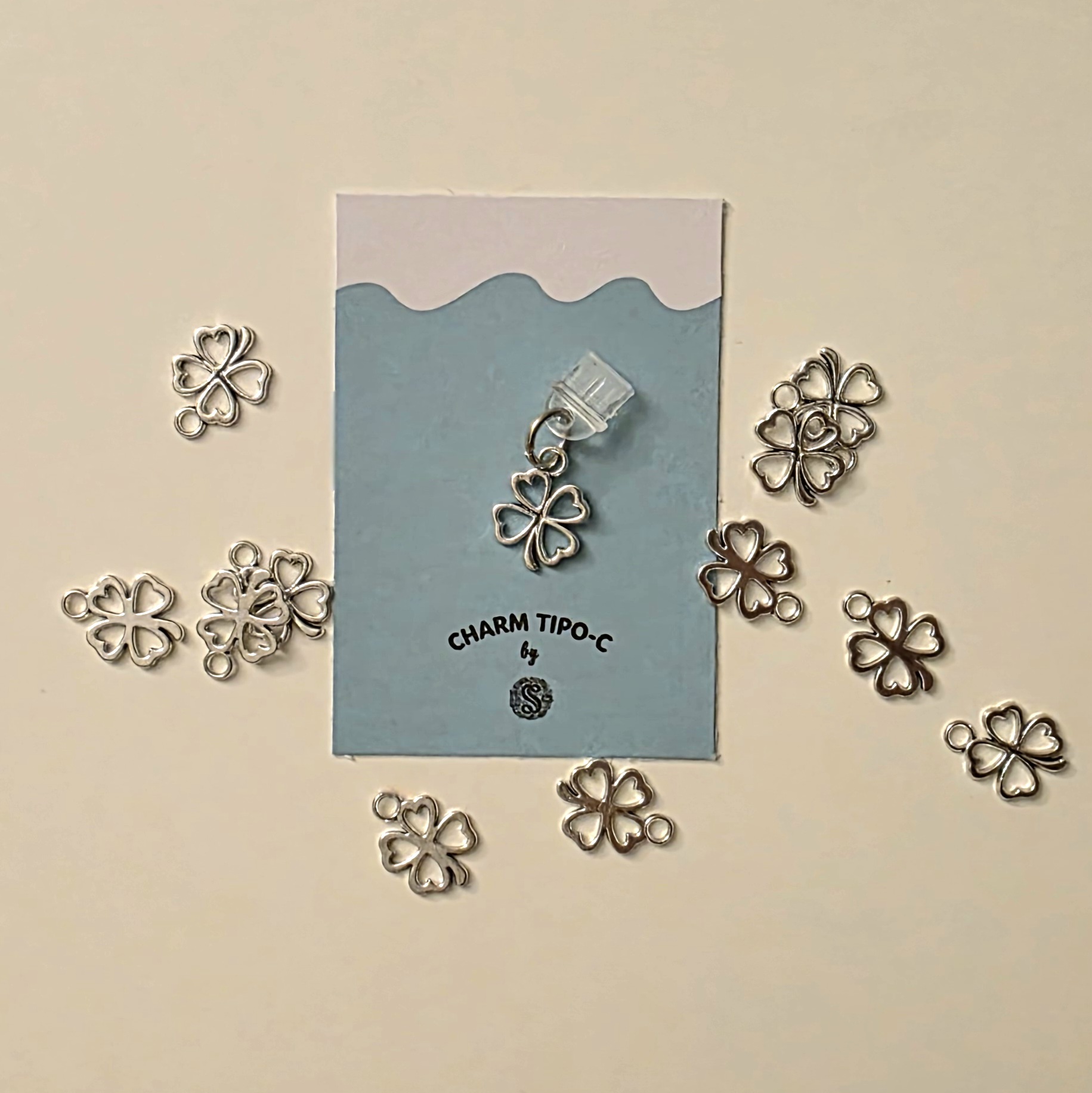 Charm trébol de cuatro hojas 🍀