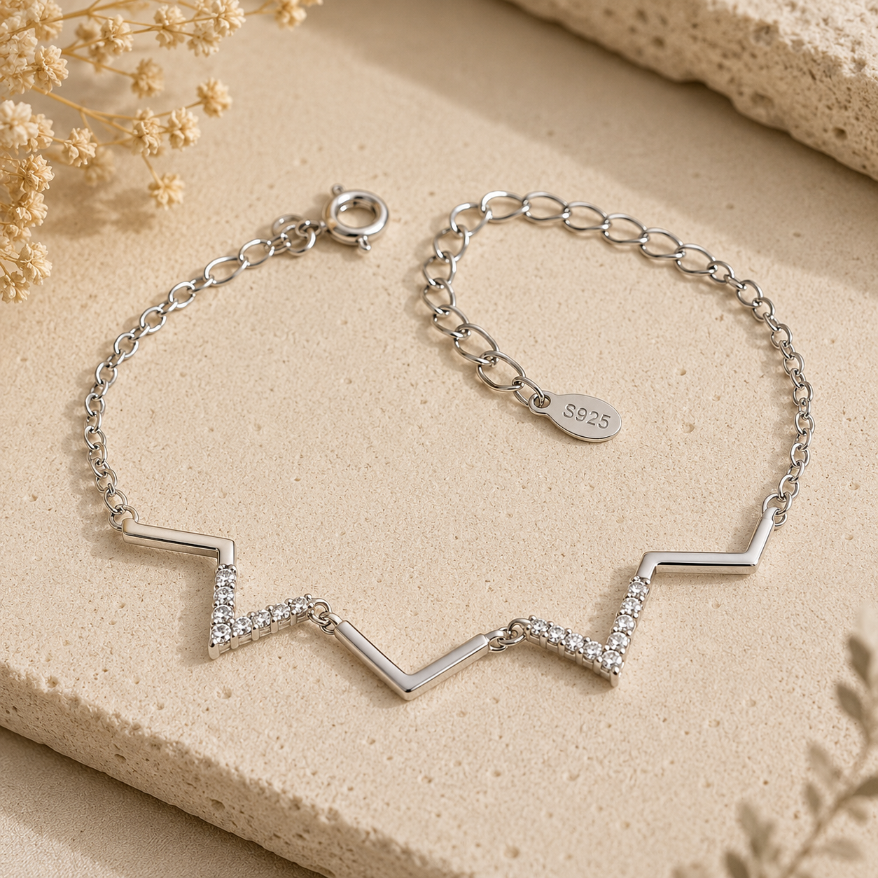 Pulsera Latido de Plata