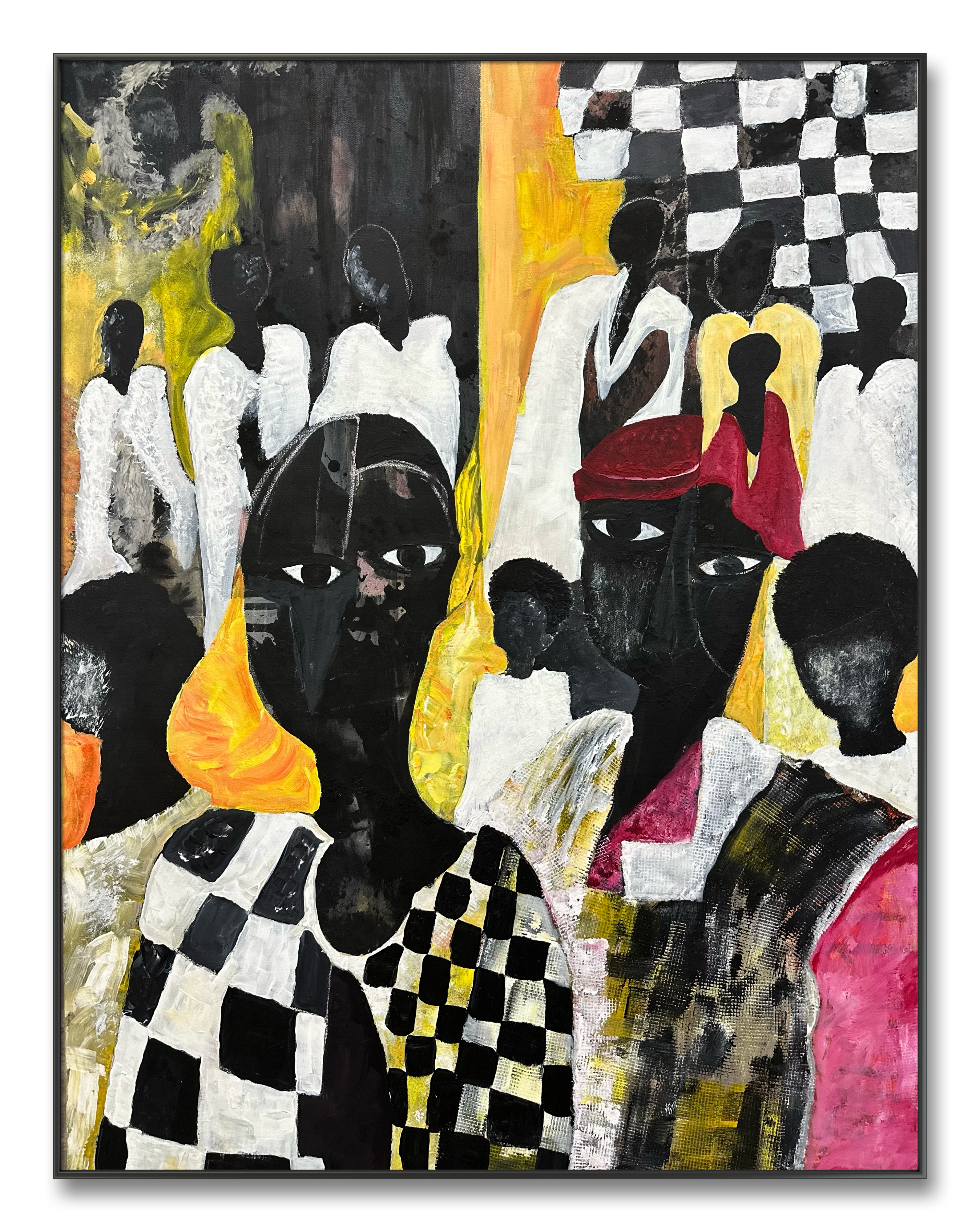 Abstract African Heritage Painting( koch barma)