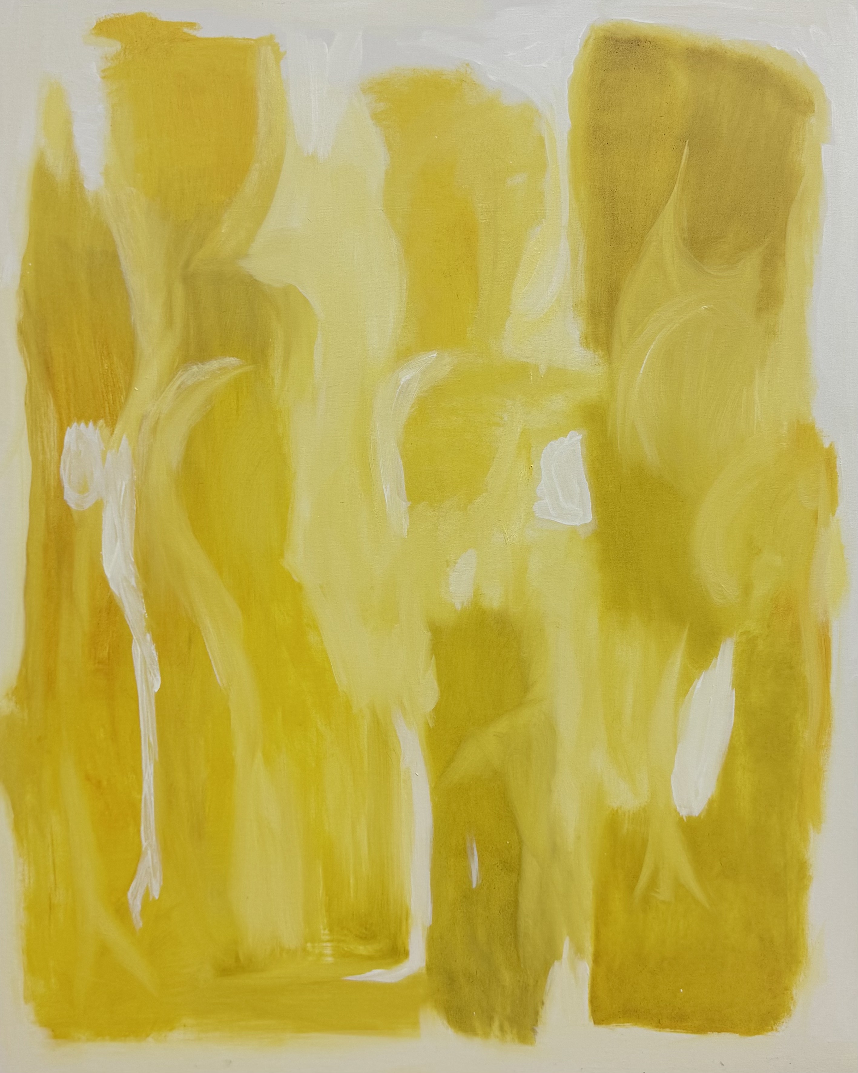 Abstract Yellow Painting title me yellow 