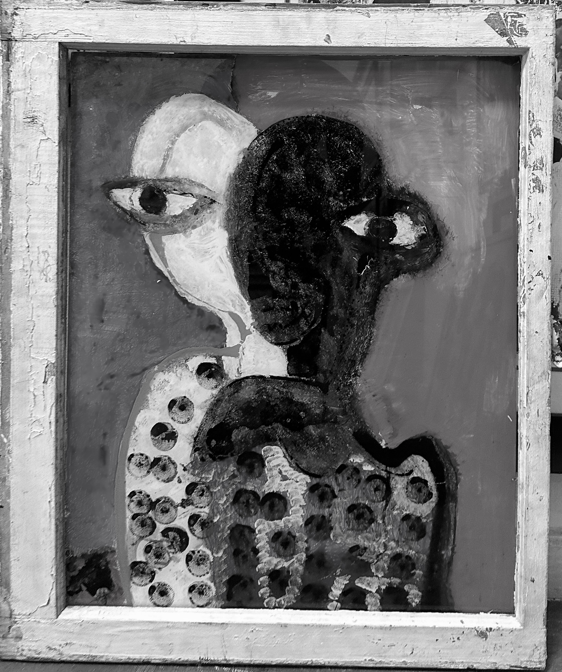 Abstract Dual-Face Painting