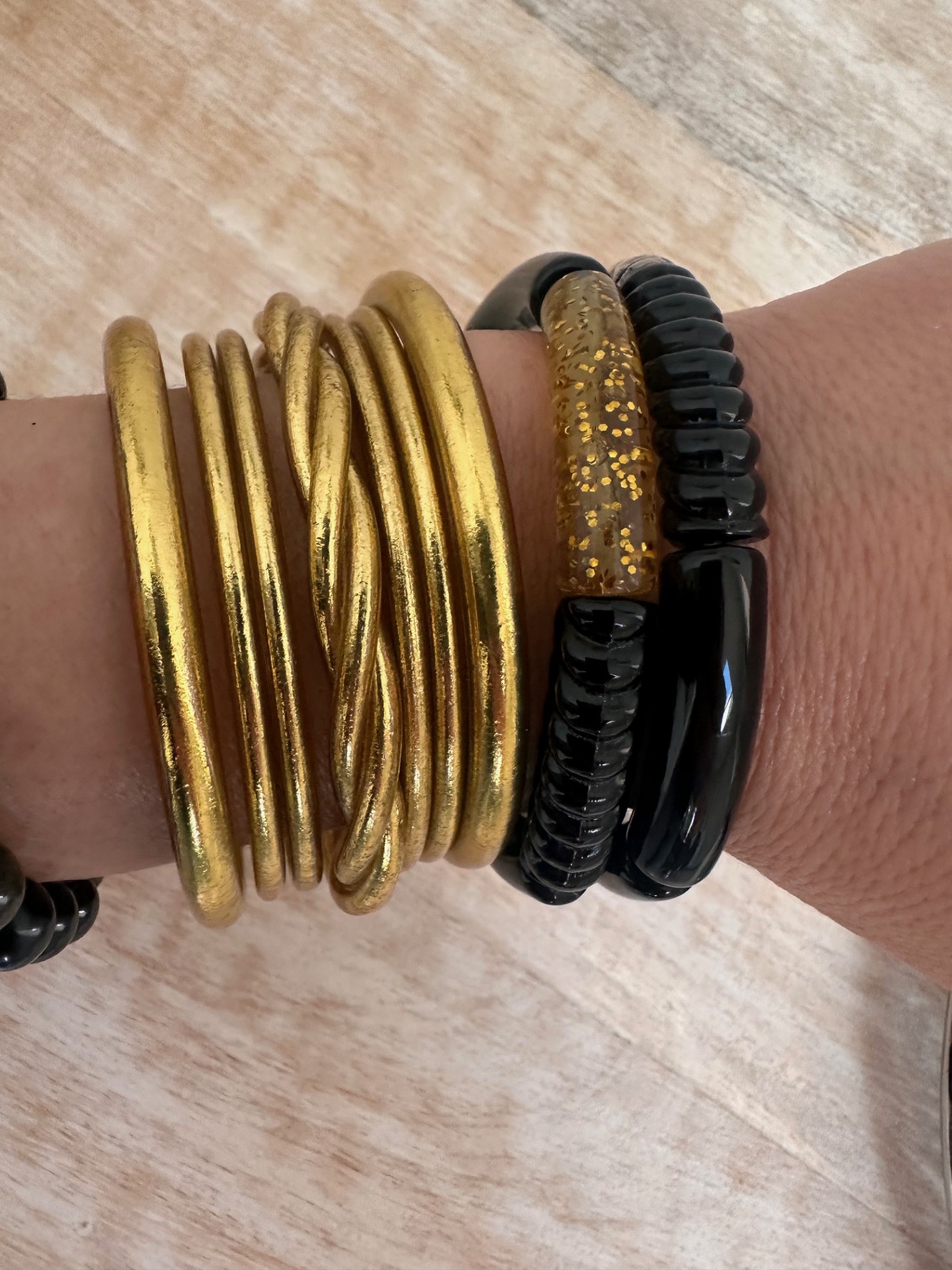 bracelet fin ALL BLACK