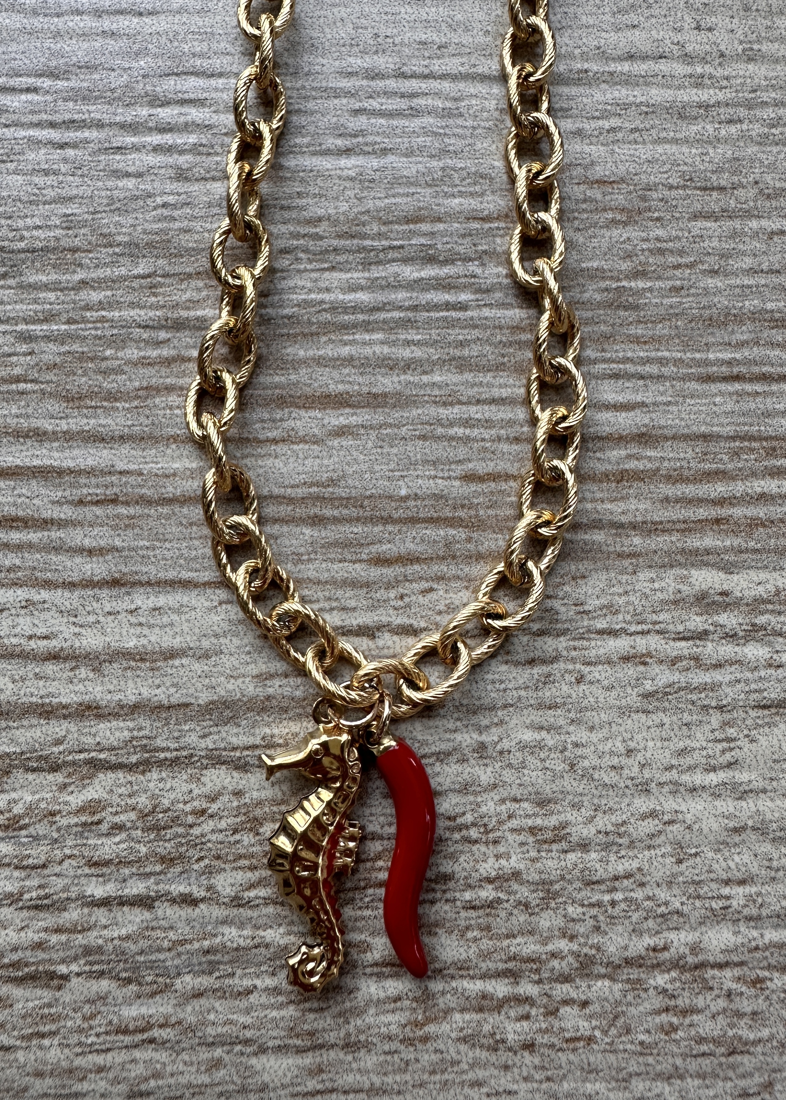collier HOT SEAHORSE