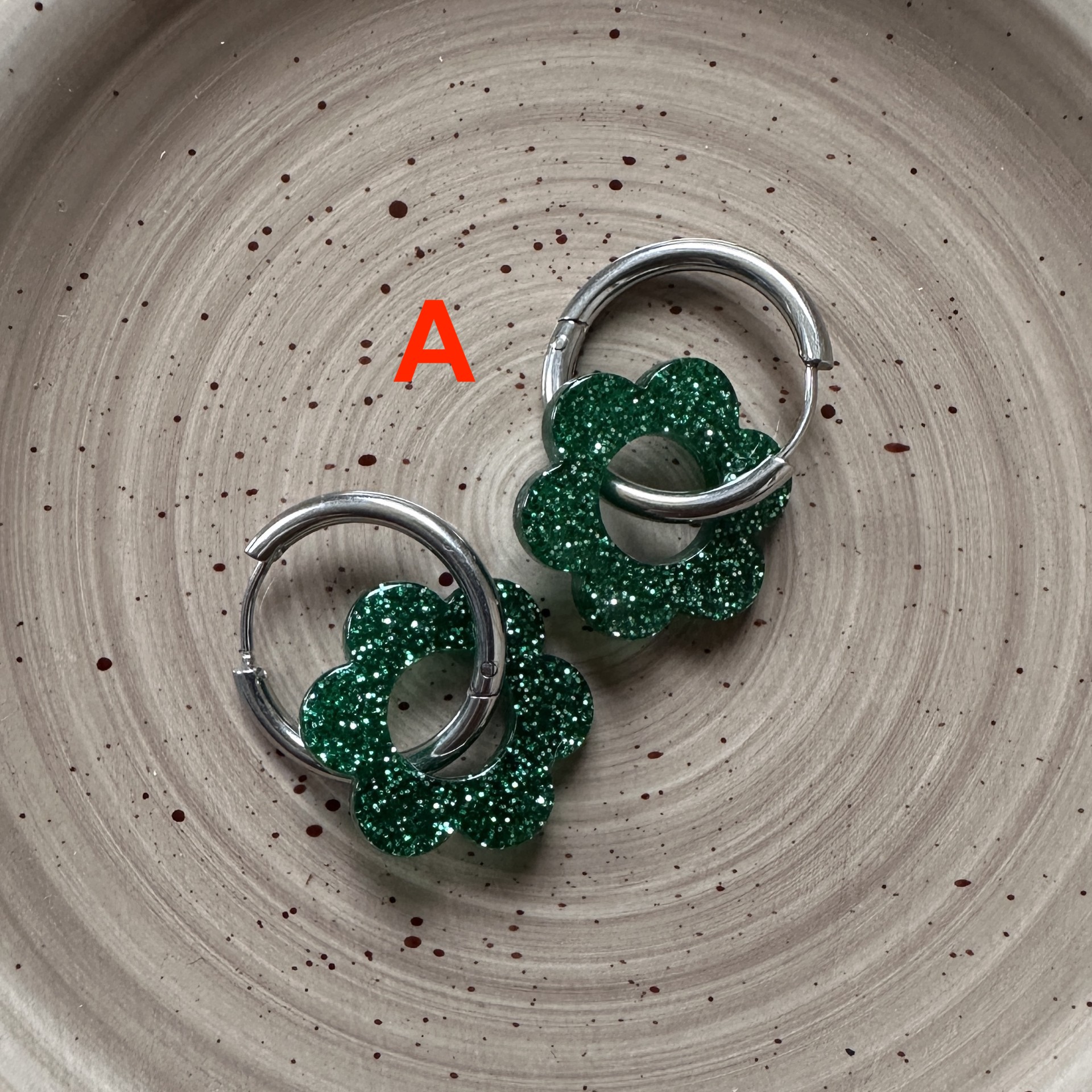 TRIO boucles FLOWERS