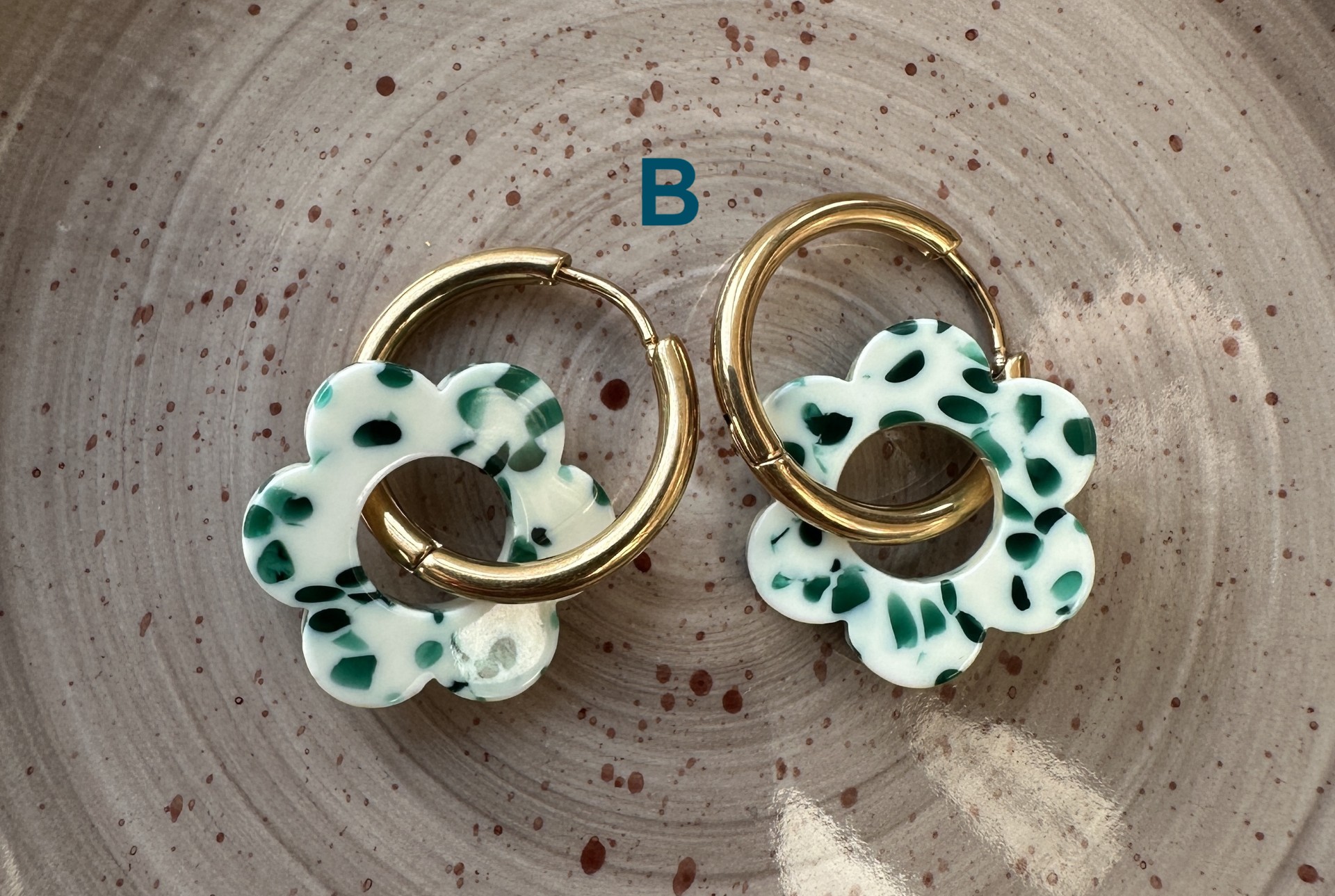 TRIO boucles FLOWERS