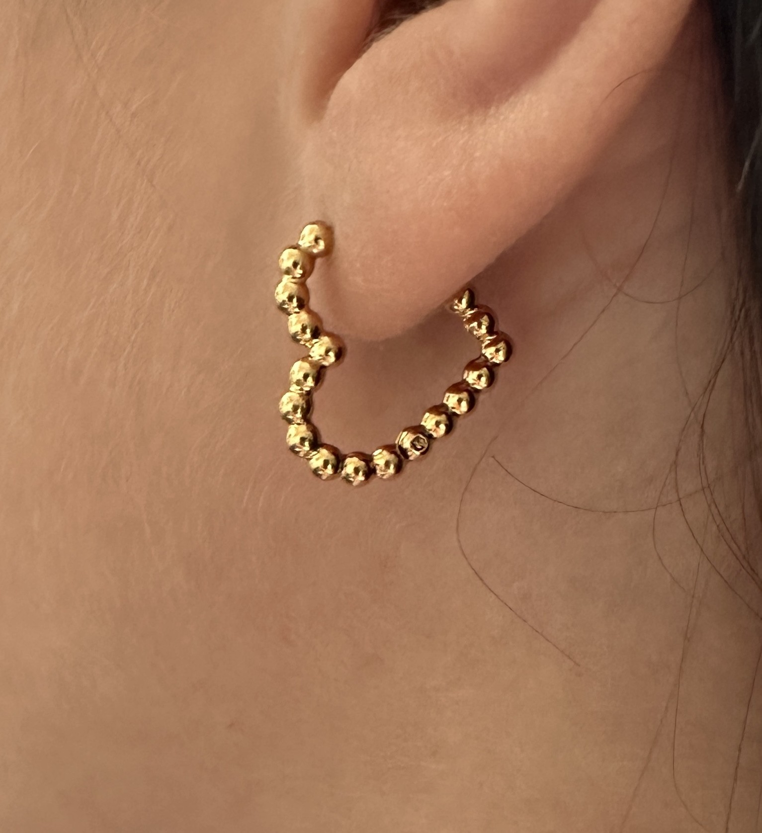 boucles DOTTED HEART