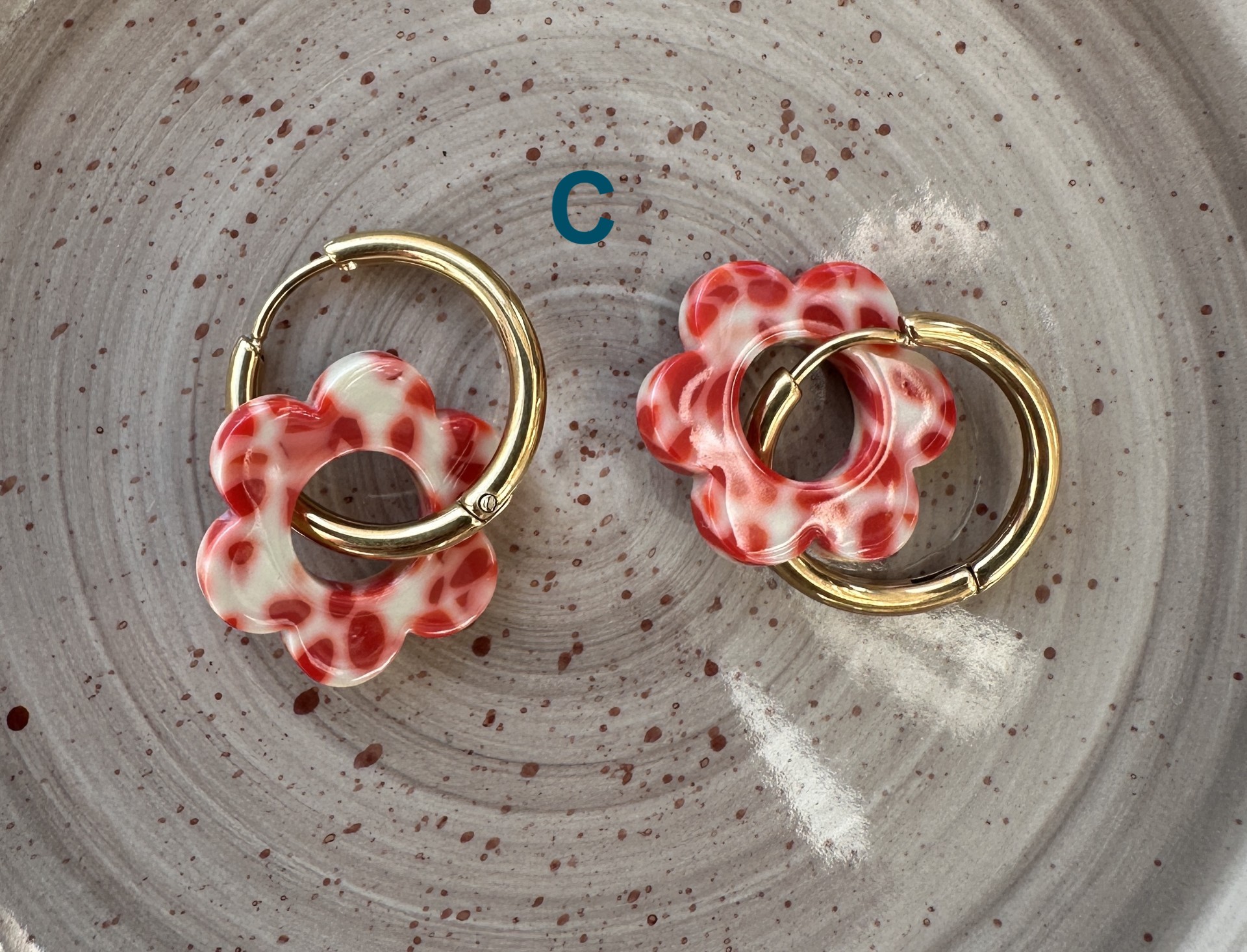 TRIO boucles FLOWERS