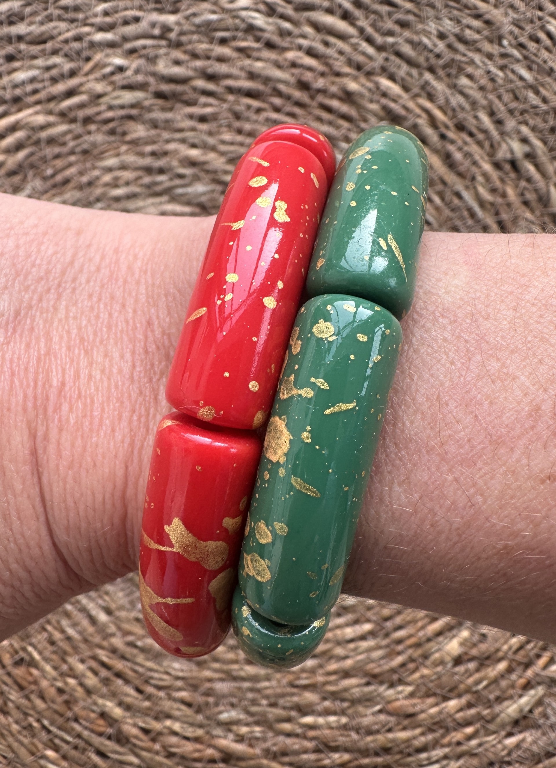 bracelet GREEN - CHRISTMAS