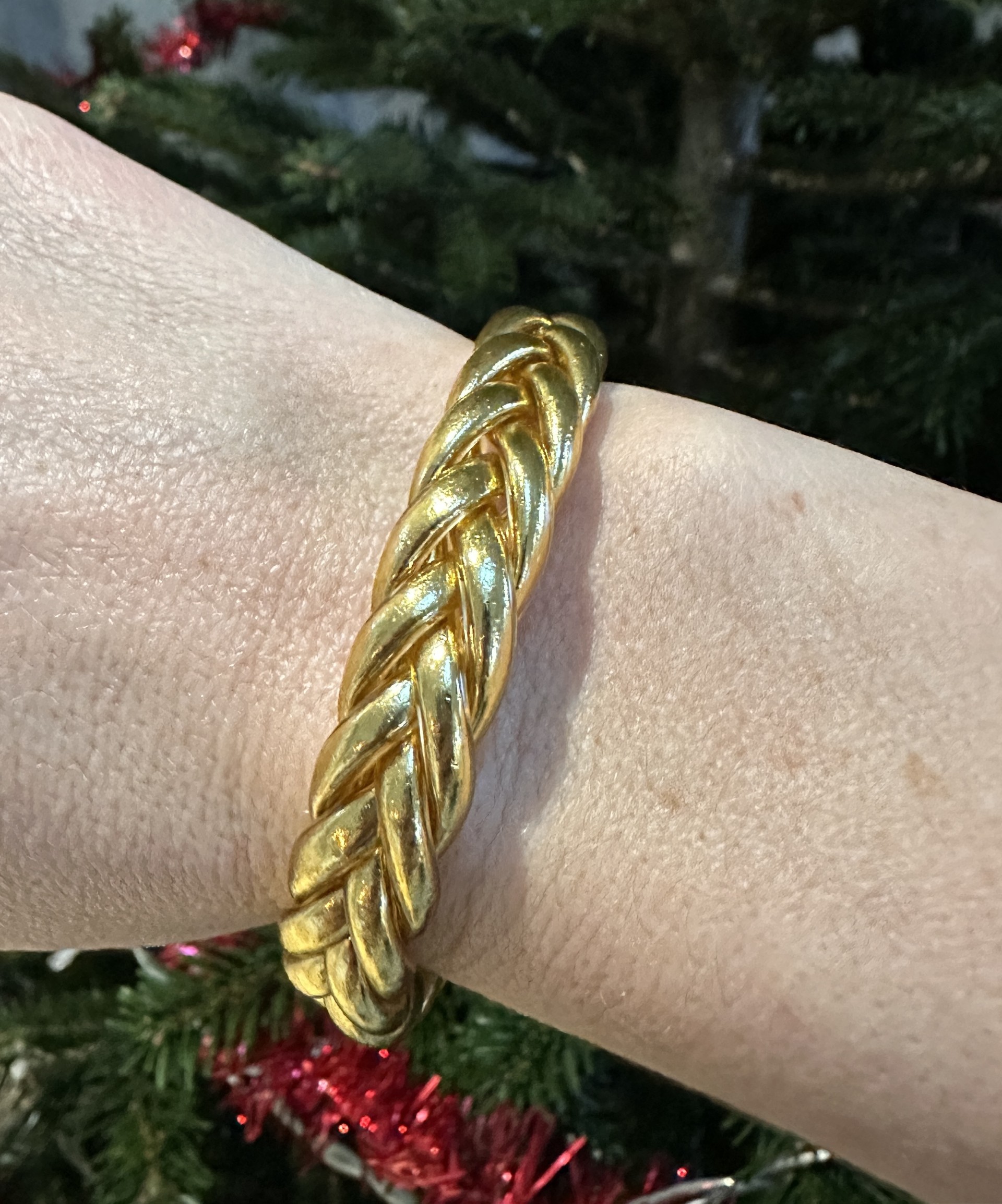 jonc tressé OR CLAIR