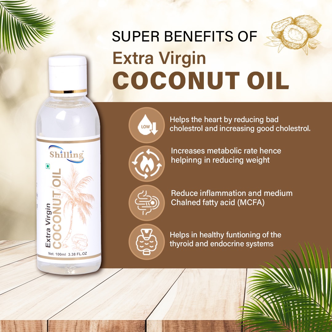 Extra Virgin Coconut Oil 100ml  (centrifuge process)