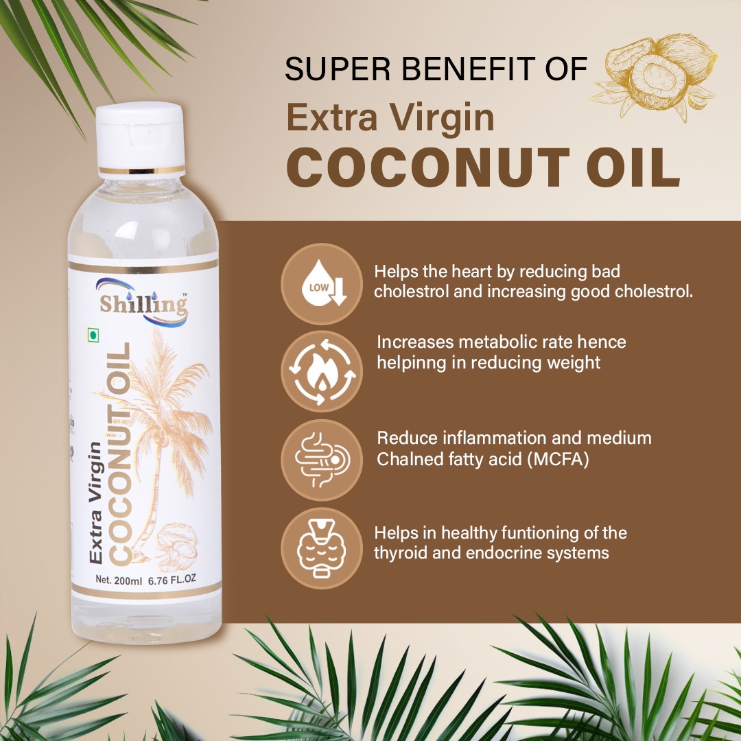 Extra Virgin Coconut Oil 200mL (centrifuge process)
