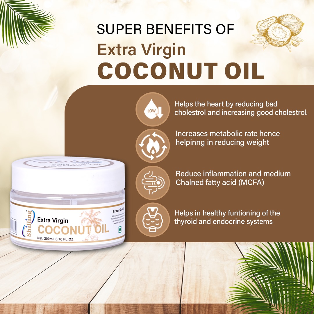 Extra Virgin Coconut Oil 200mL (centrifuge process)
