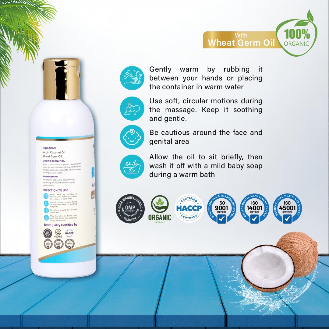Baby Care Massage Oil (With Wheat Germ Oil) 100mL