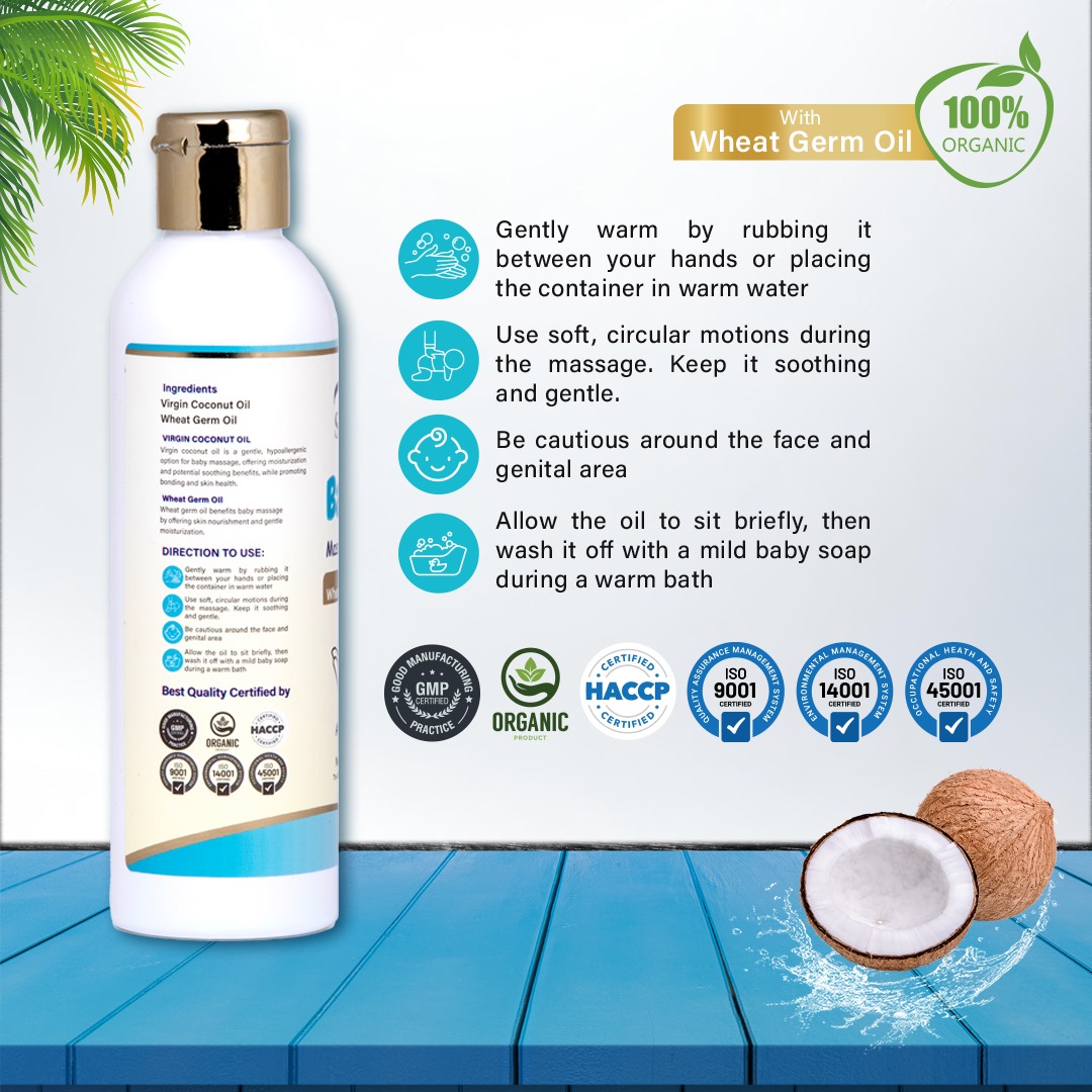 Baby Care Massage Oil (With Wheat Germ Oil) 200mL