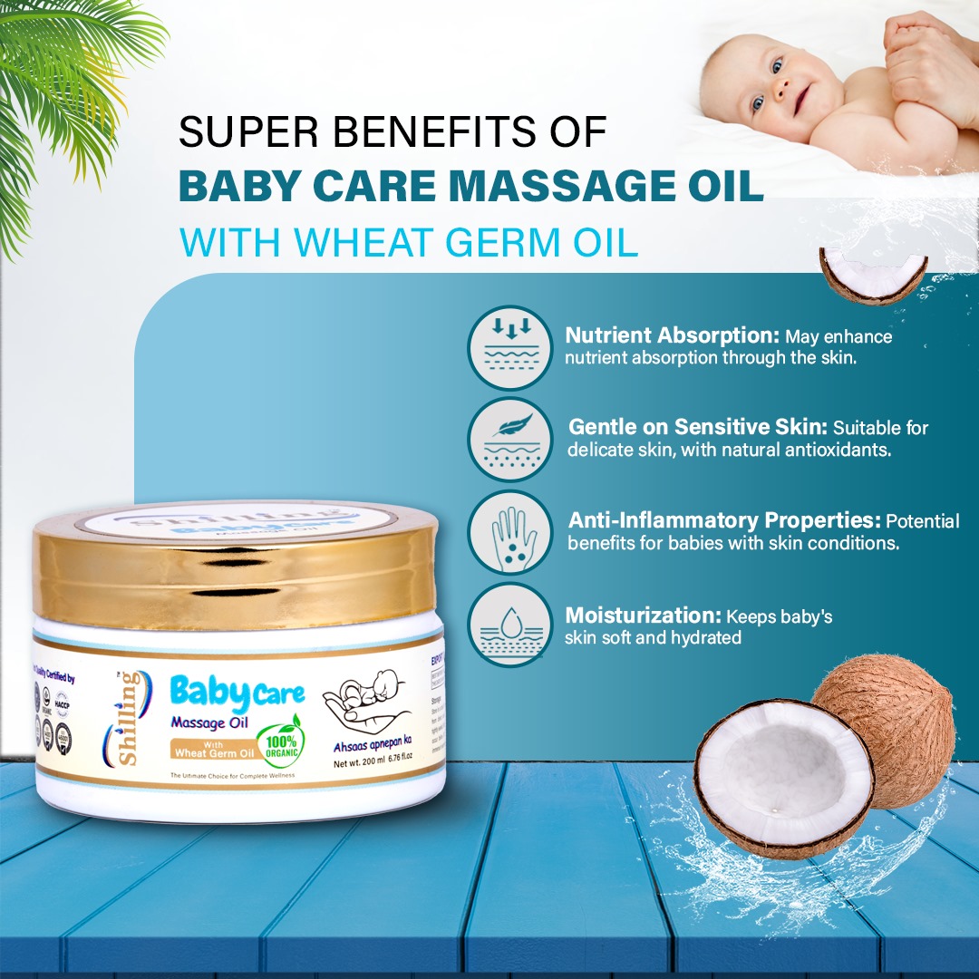 Baby Care Massage Oil (With Wheat Germ Oil) 200mL