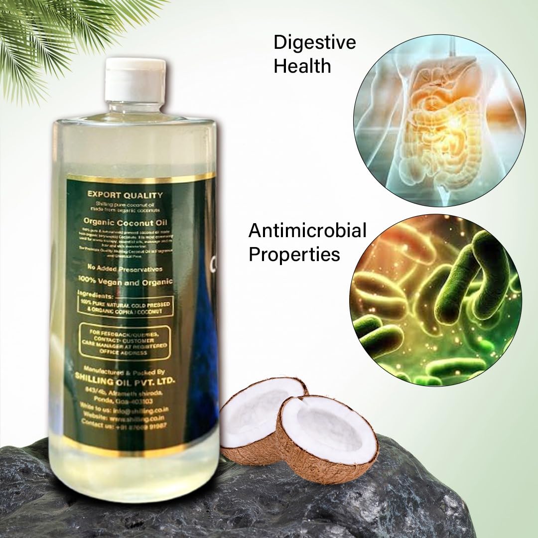 Organic Coconut Oil (Pack of 2 - 100mL Bottle)