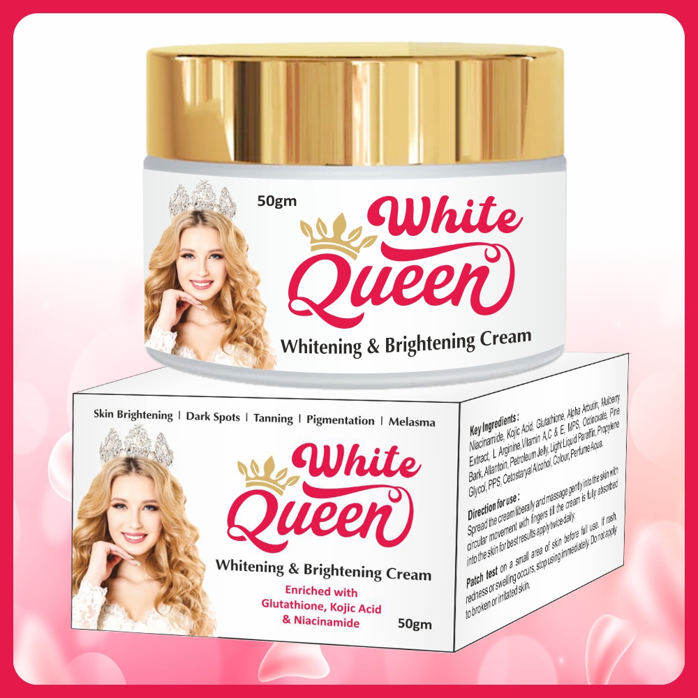 White Queen Skin Brightening & Whitening Cream (2pcs of 50gm)