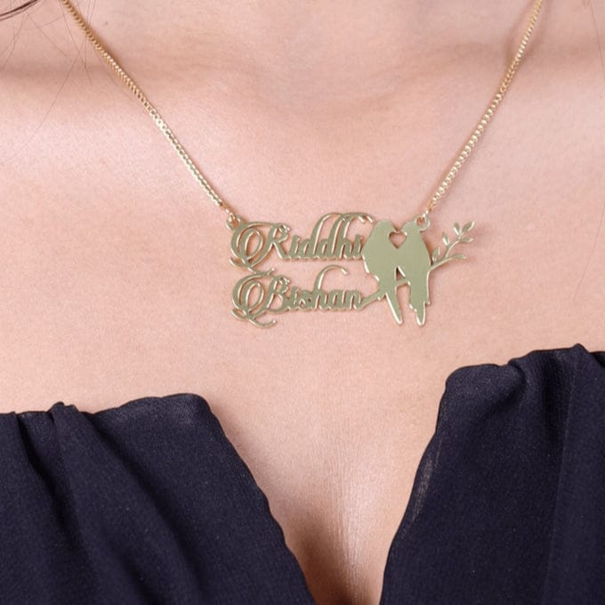 customized Couple Name Necklace