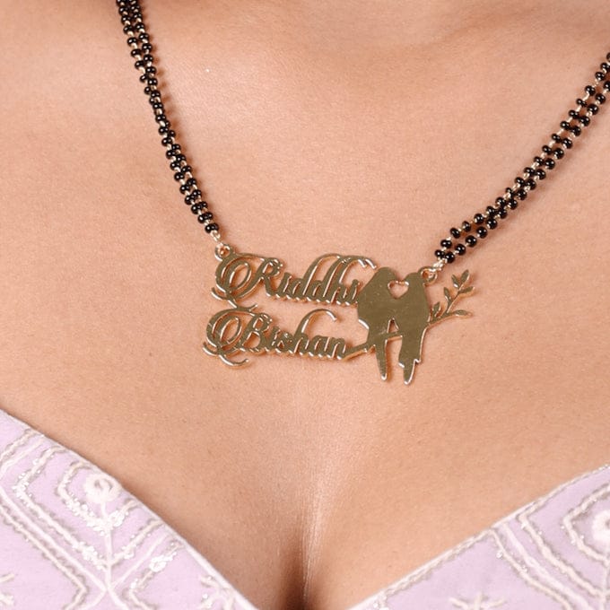 customized Couple Name Necklace