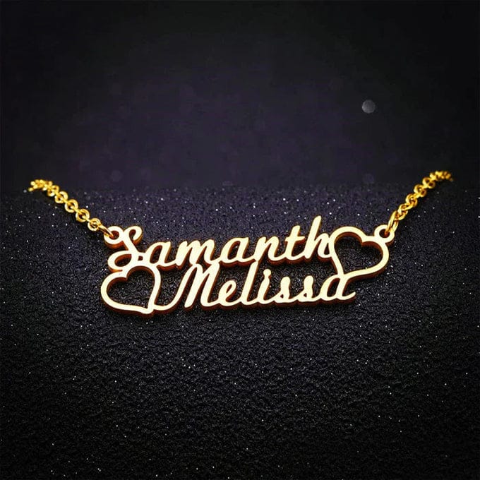 Love Couple Customized Name Necklace