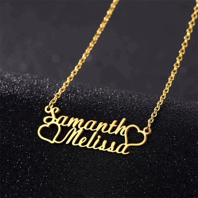 Love Couple Customized Name Necklace