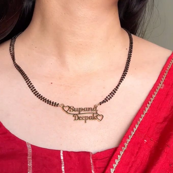 Customized Couple Name Necklace