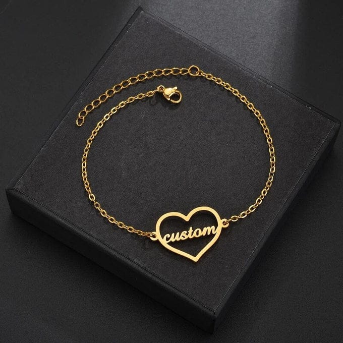 Customized Heart Bracelet