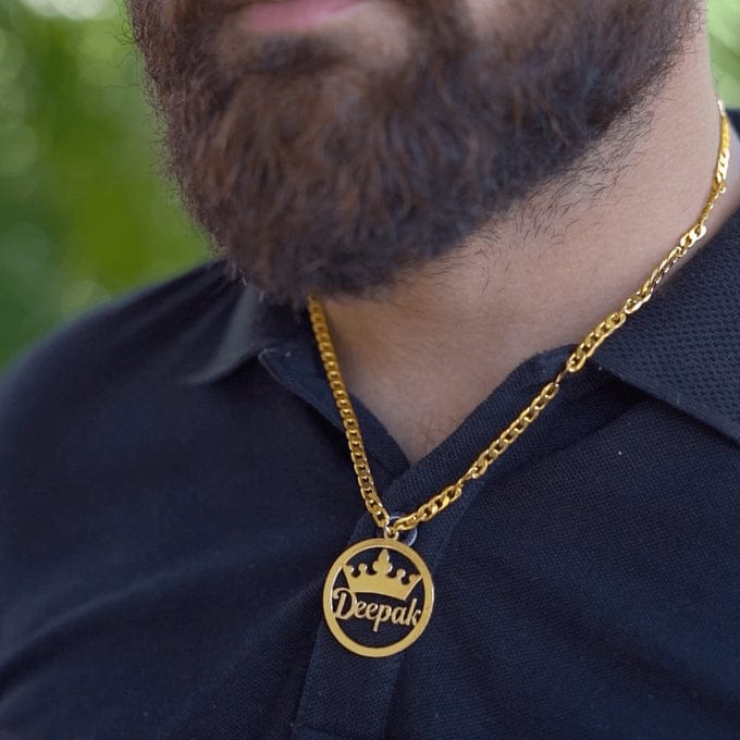 Gold Customized Name Jewellery