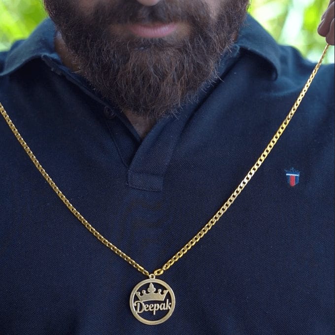 Gold Customized Name Jewellery