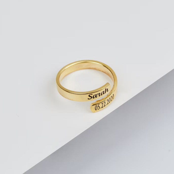 Couple Customized Gold Ring