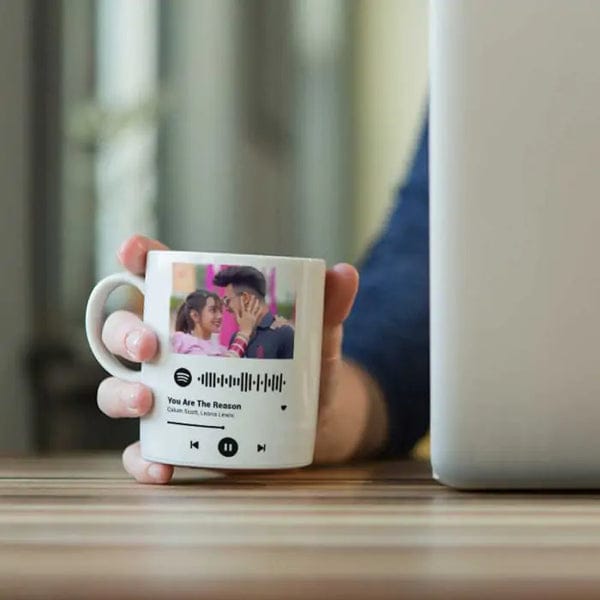  Customized Spotify Code Music Photo Mug  