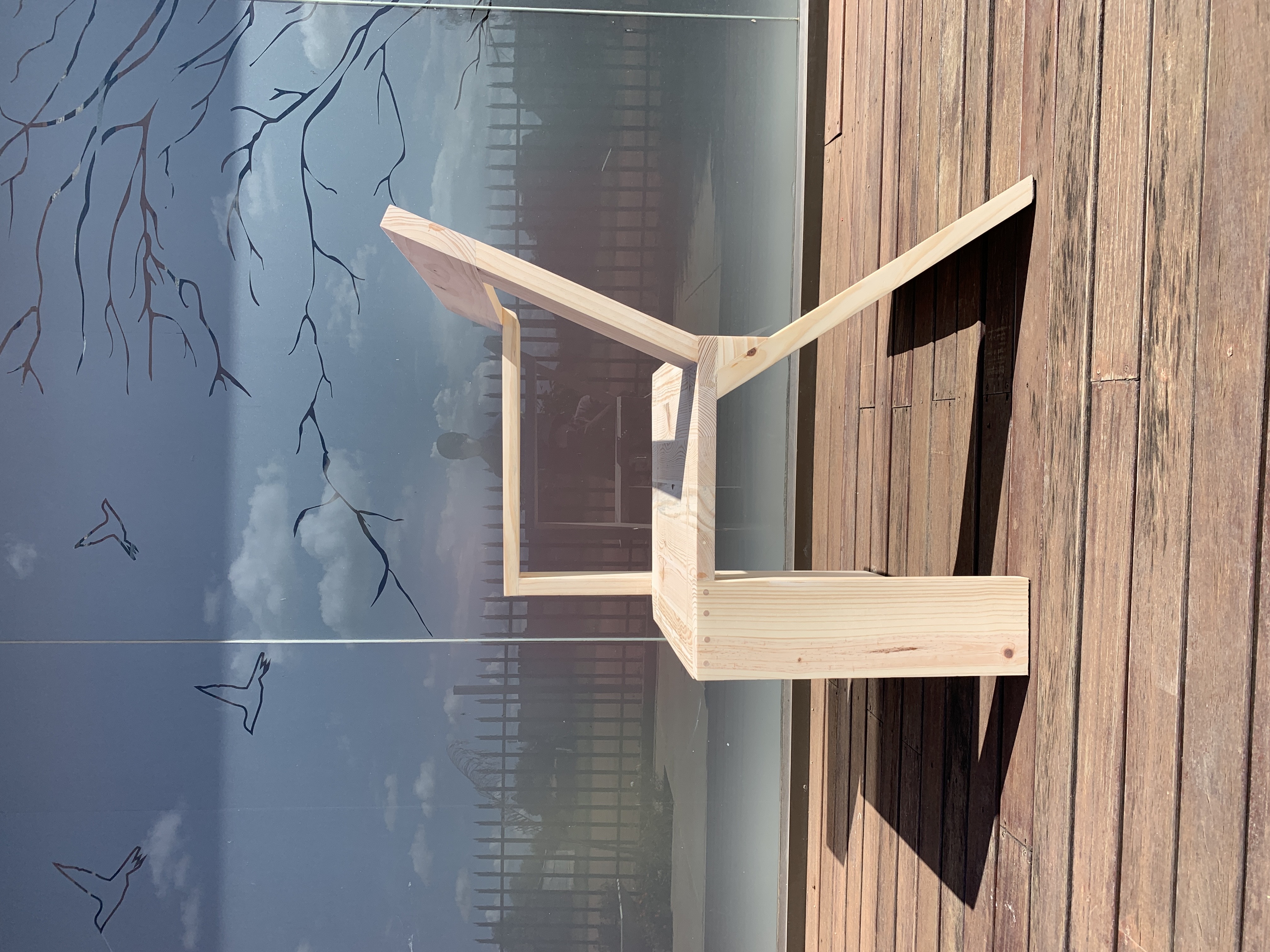 Slanted Asymmetrical Chair 