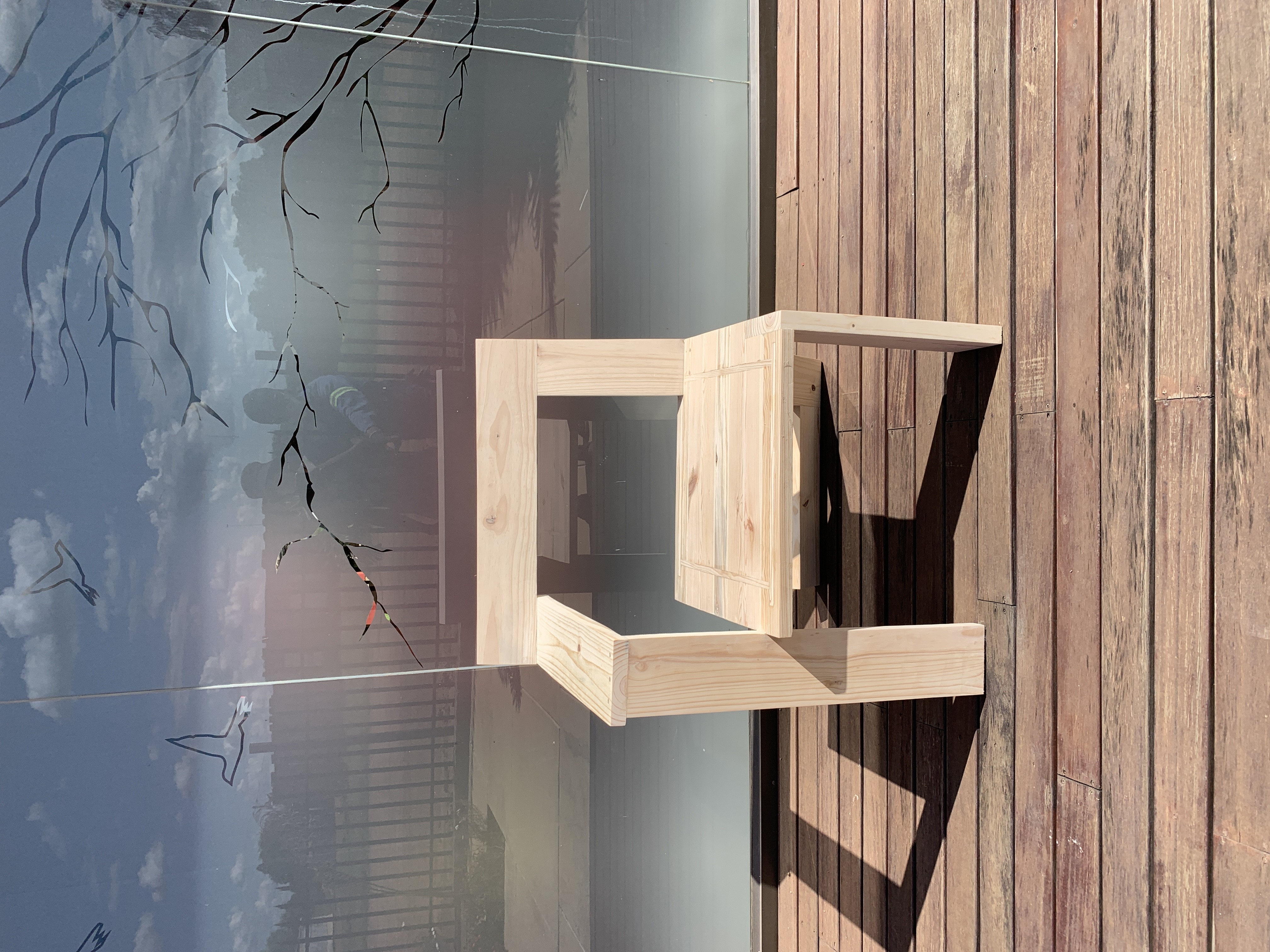 Slanted Asymmetrical Chair 